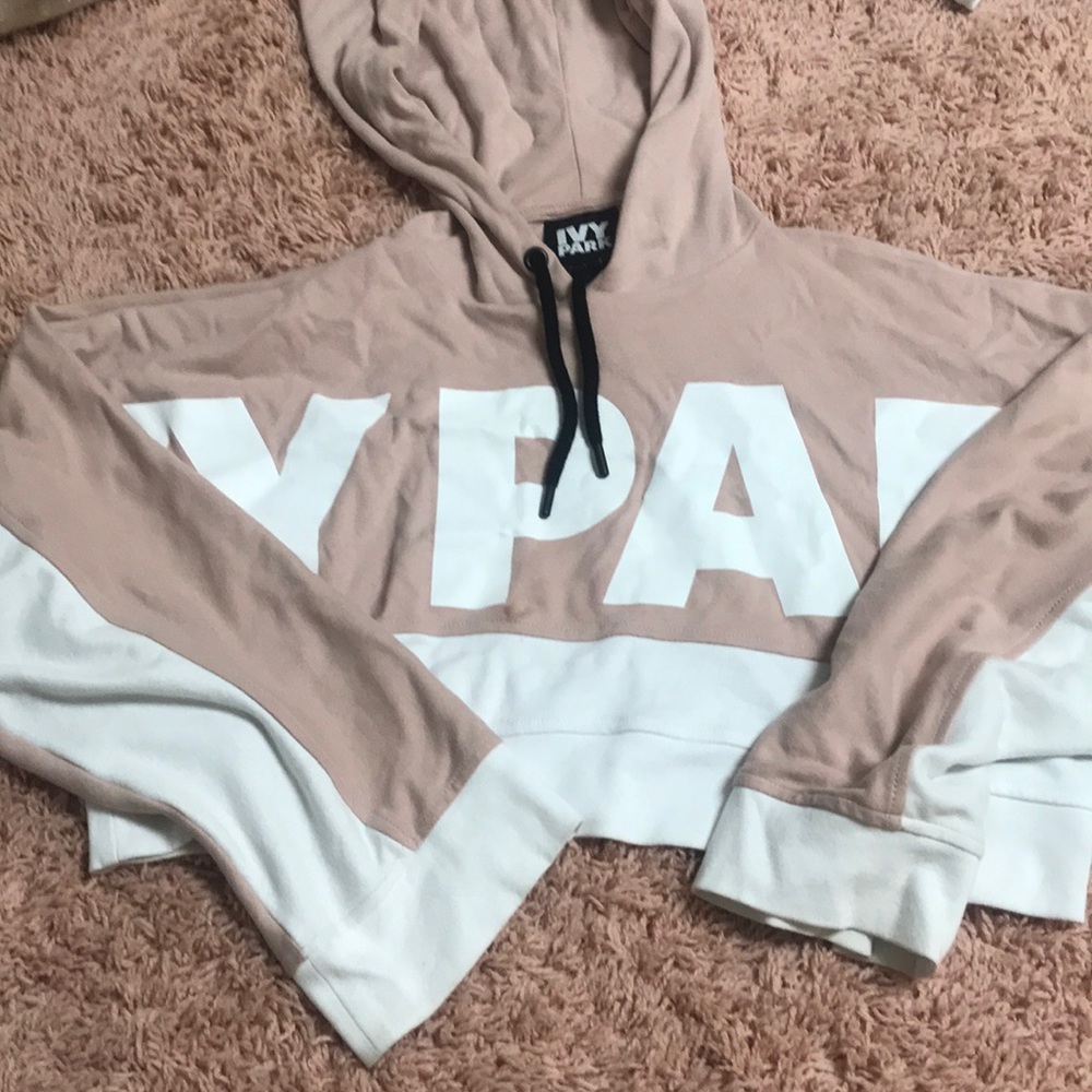 Ivy Park Cropped Boyfriend Hoodie